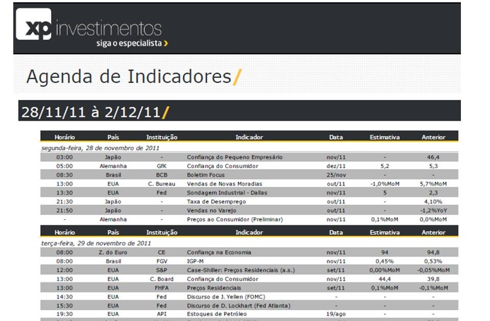 Professor Celso Grisi Calendário para a semana