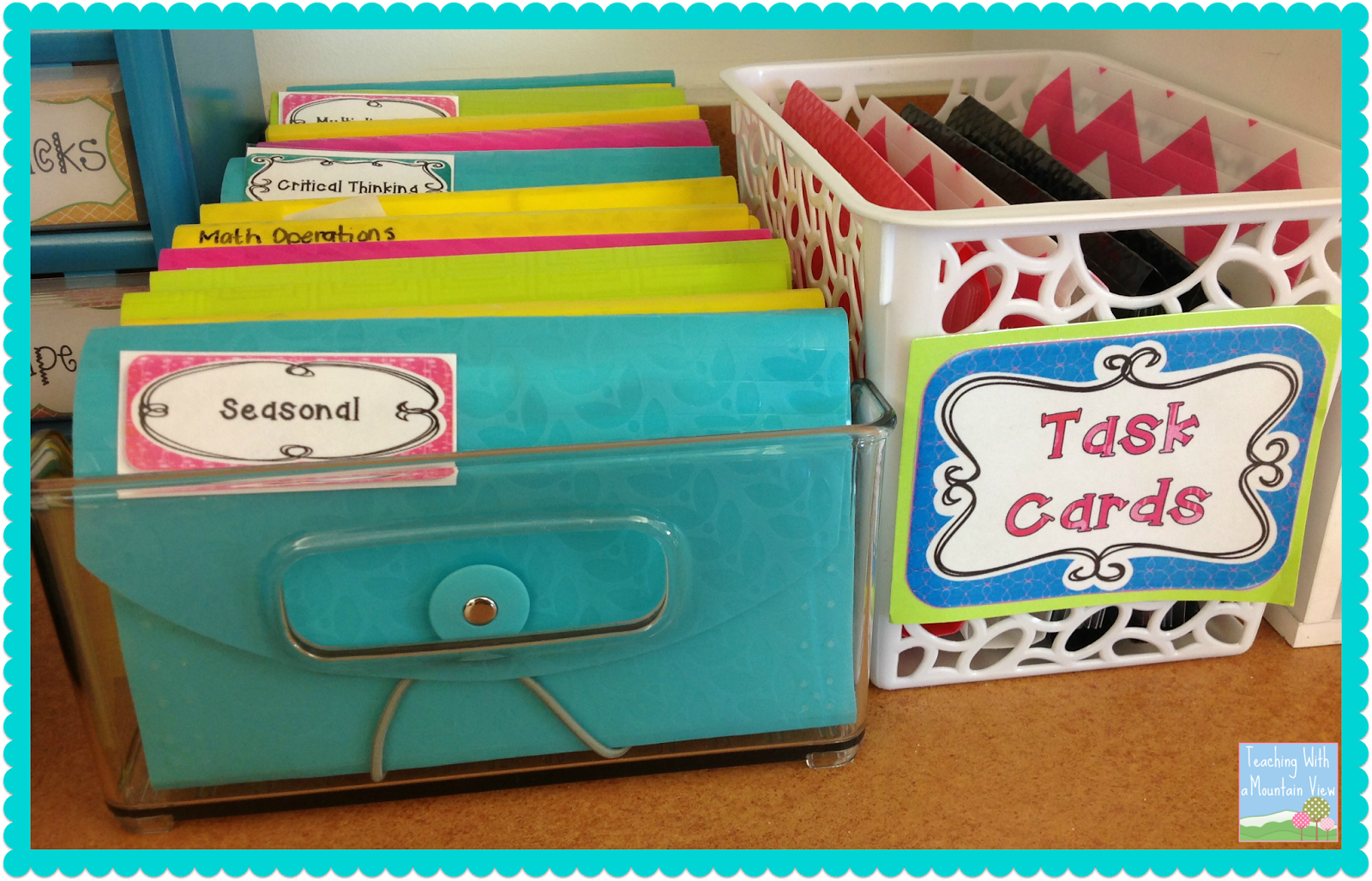 Task Card Corner Using Task Cards for Daily Warm Ups or Reviews