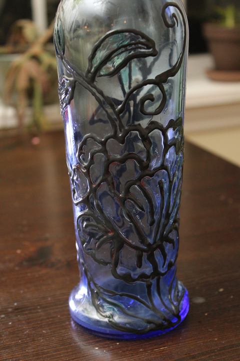 365 Days to Simplicity: Stained glass style bottle
