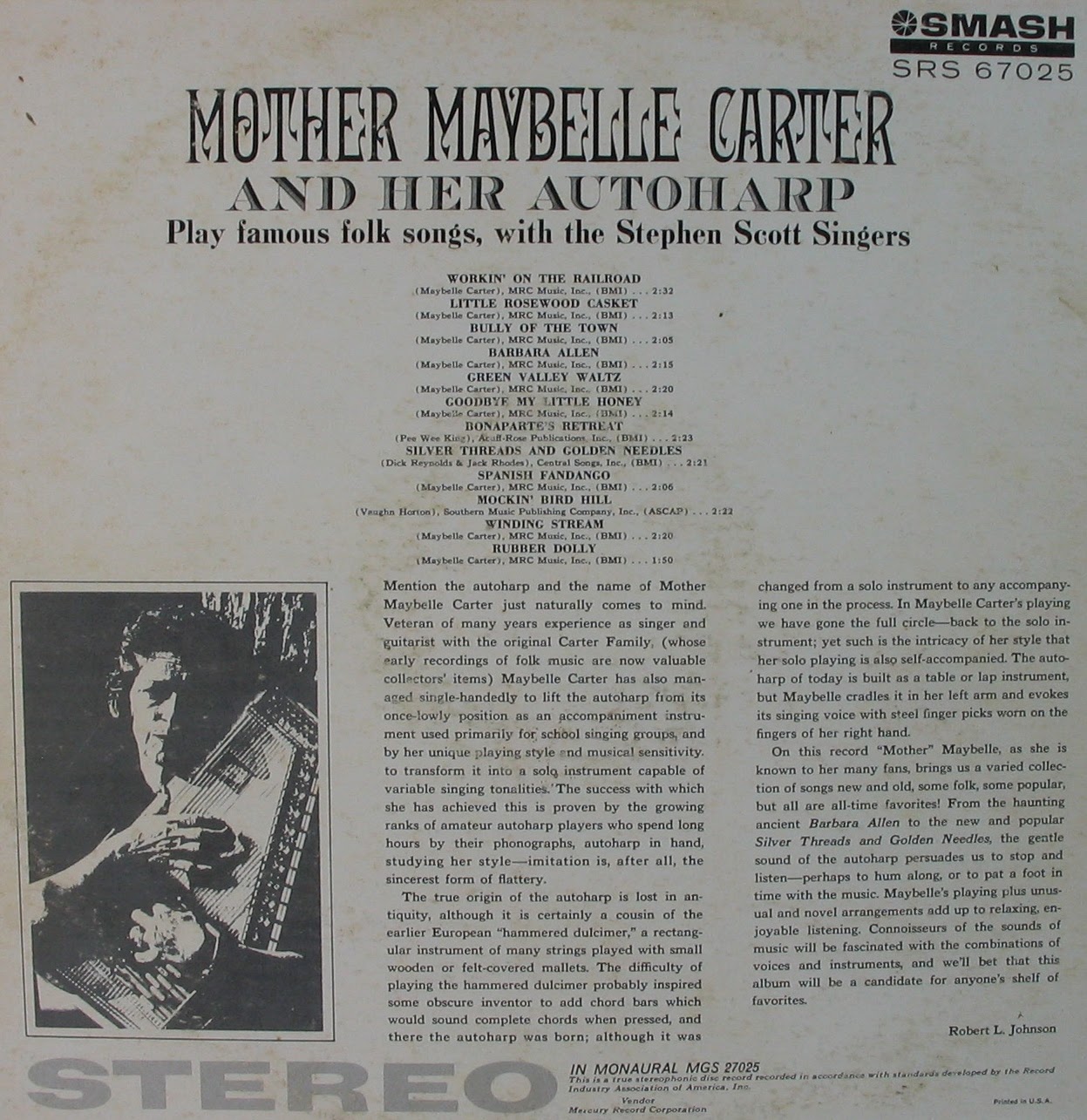 Allen`s archive of early and old country music. Mother Maybell Carter