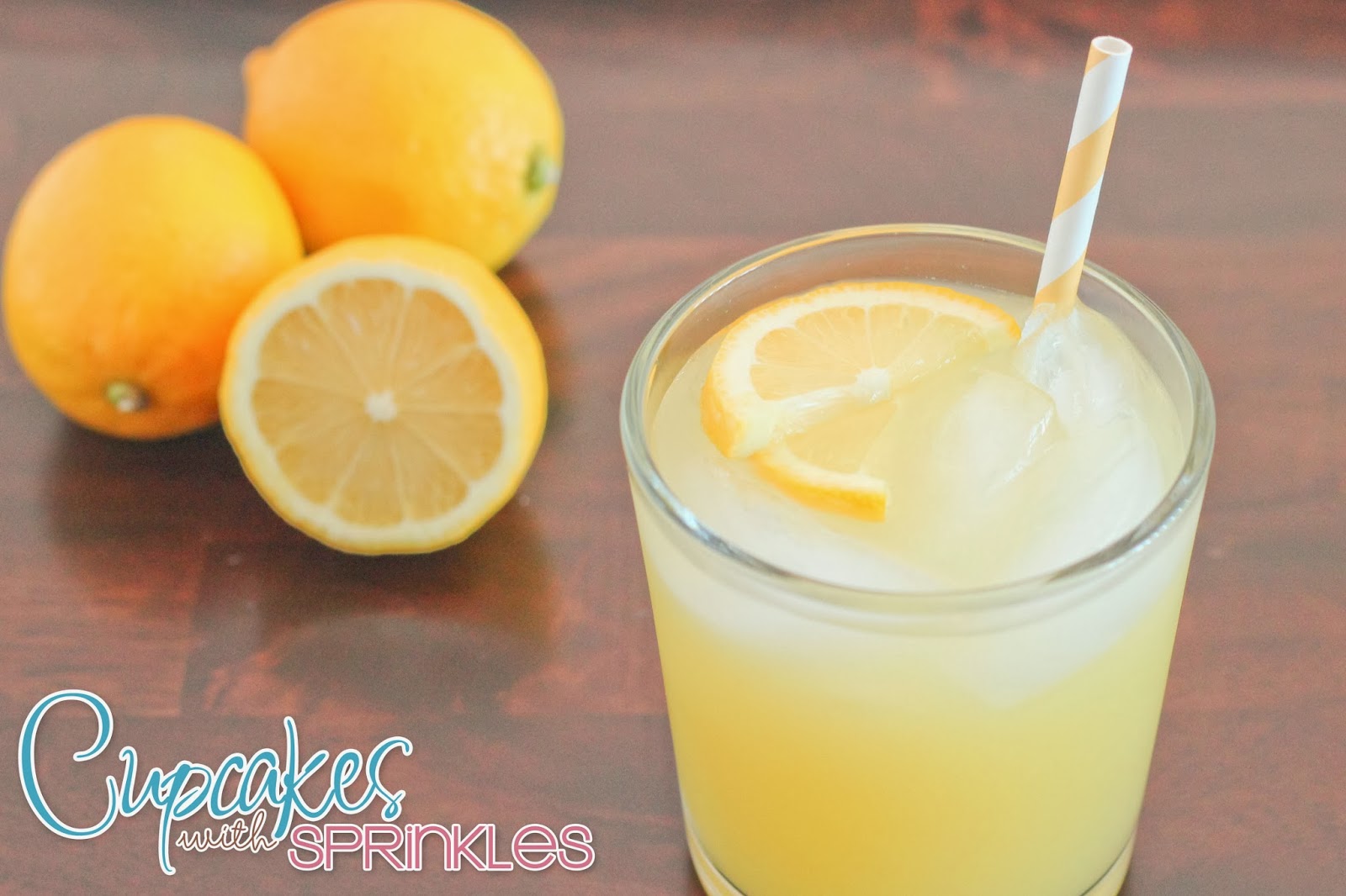 Cupcake with Sprinkles Pineapple Lemonade Punch