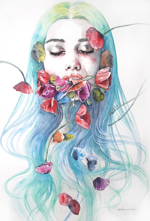 02-Eternity-Erica-Dal-Maso-Expressing-Emotions-Through-Watercolor-Paintings-www-designstack-co