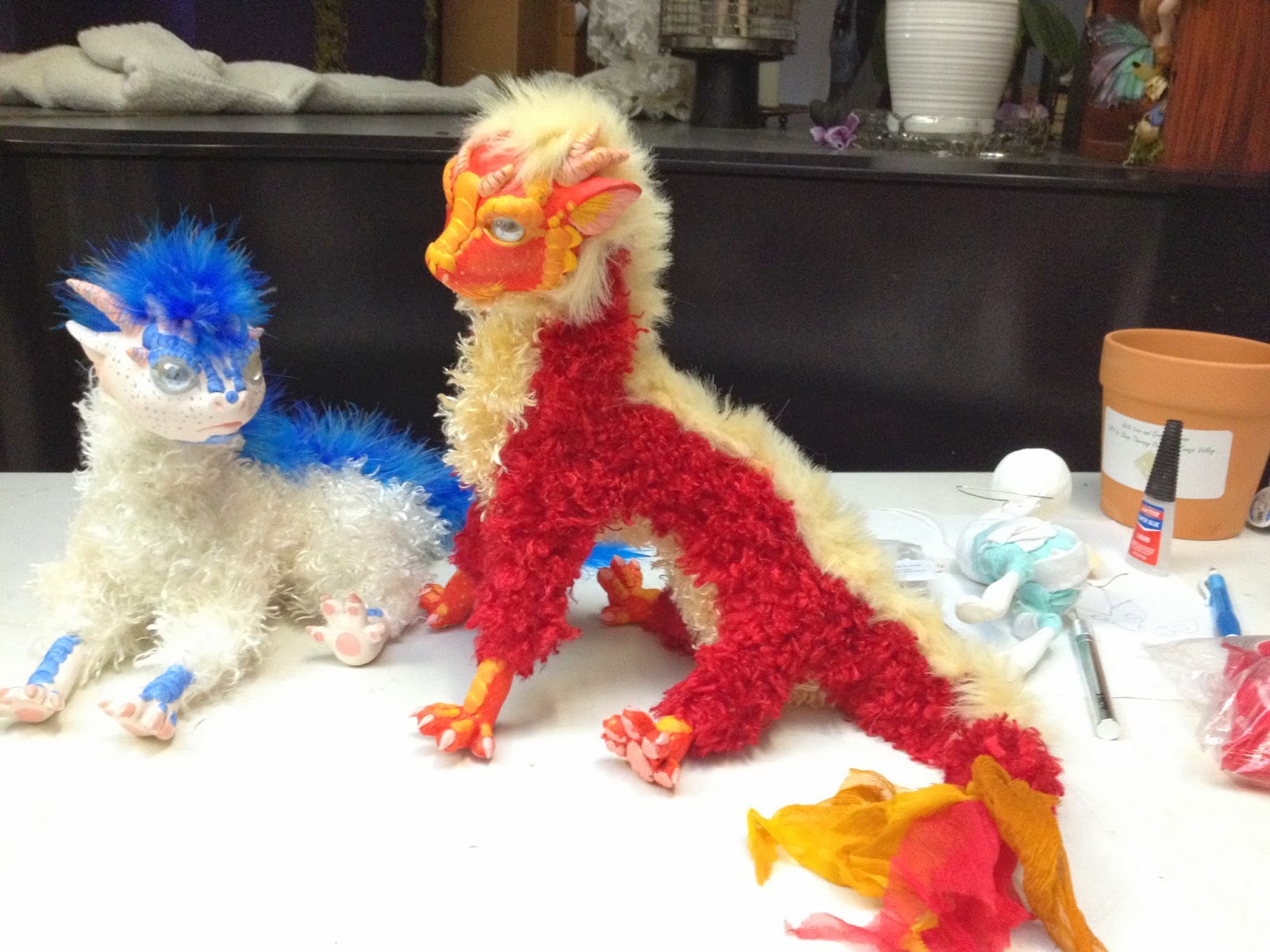Lee's Menagerie: Making Dragon Art Dolls