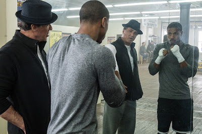 Image of Michael B. Jordan and Sylvester Stallone in Creed
