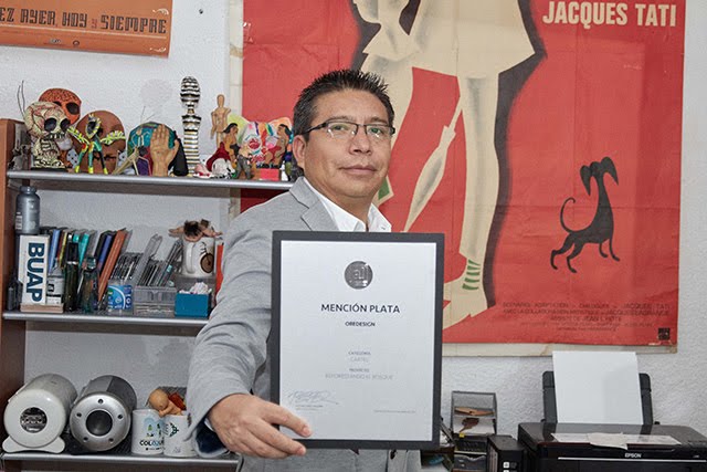 Académico de la BUAP obtiene Mención Plata del Premio a! Diseño 2019