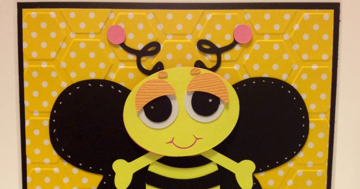  Marilyn's Cricut Cards Bumble Bee Card