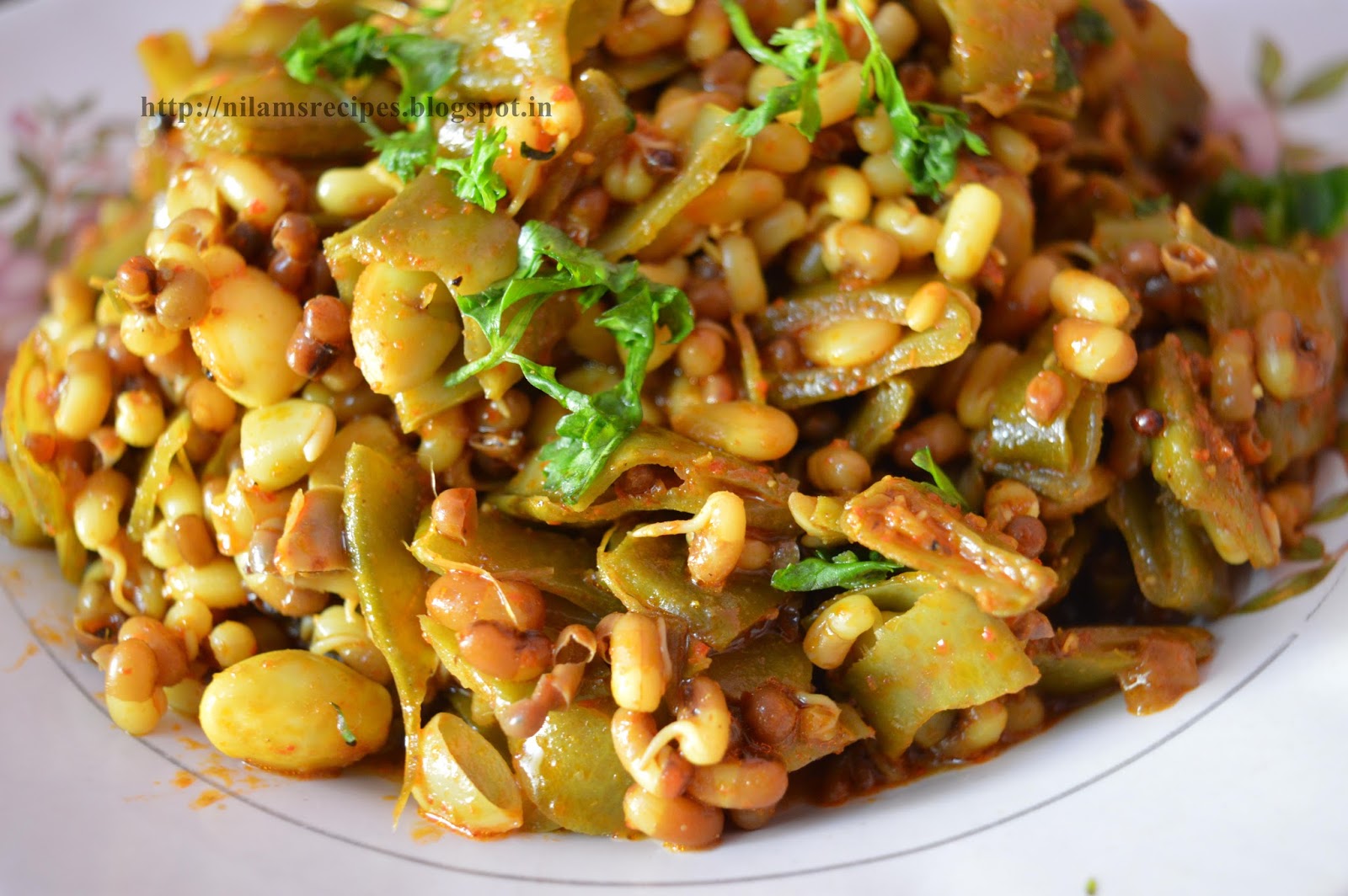 Ghevda Matki Recipe How to make French Beans Matki in Marathi घेवडा