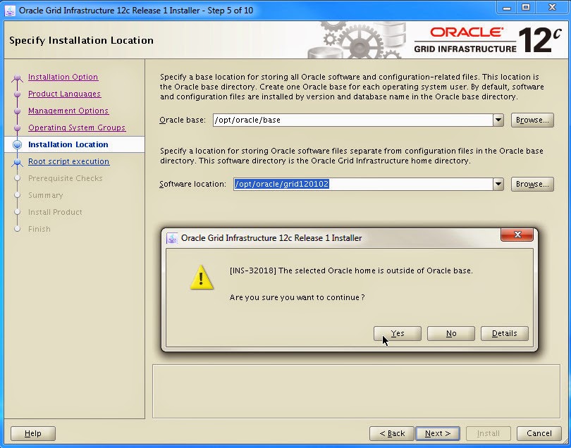 Upgrade Oracle Grid Infrastructure Standalone 12c ( 12.1.0.2 ) from