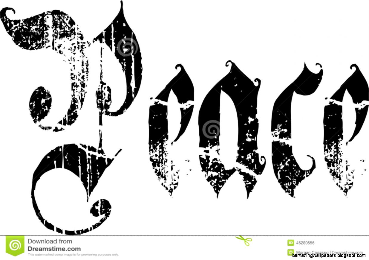 The Word Peace Stock Vector Image 46280556 The Word Peace Stock Vector Image 46280556