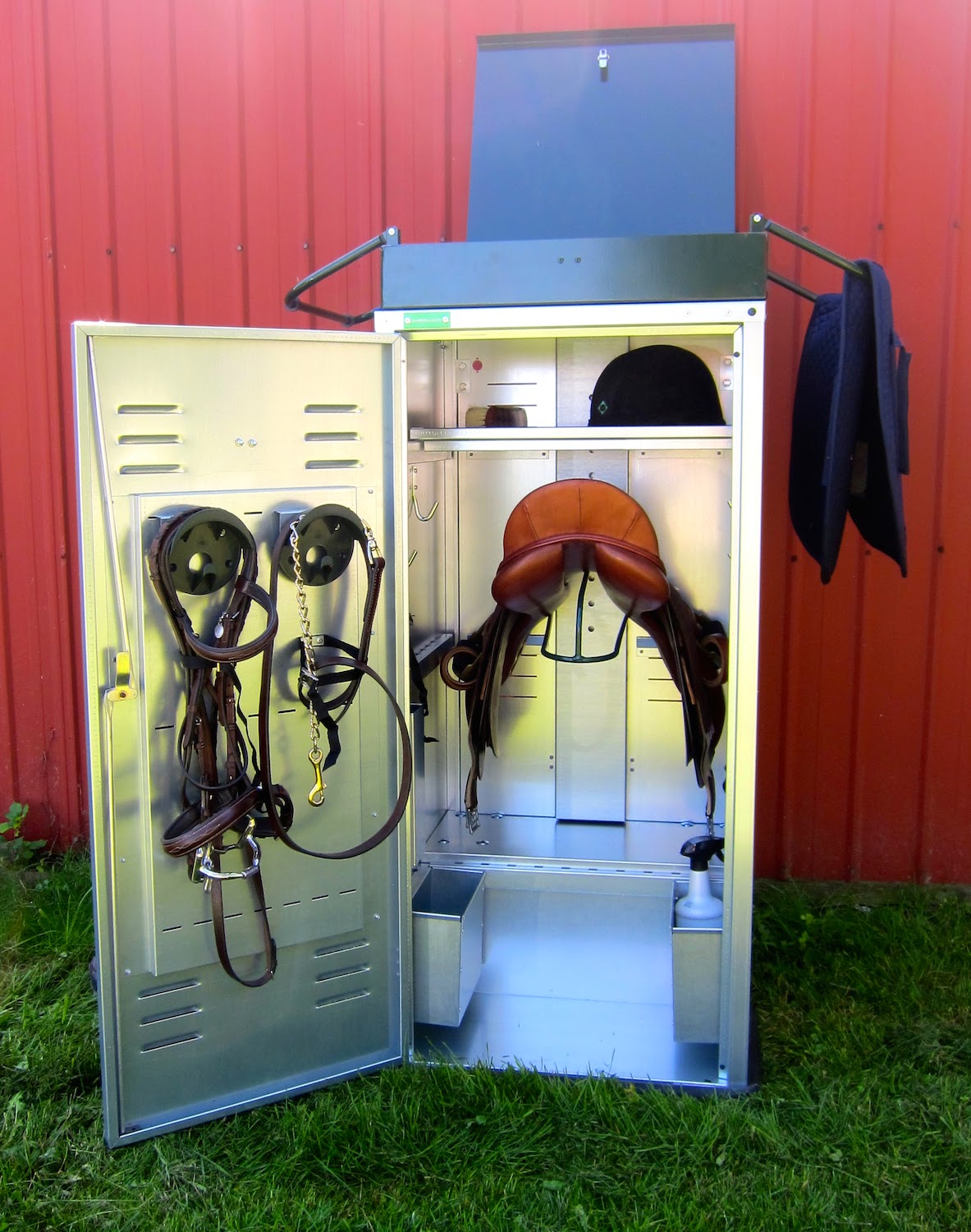 Horse Country Chic Saddle Lockers