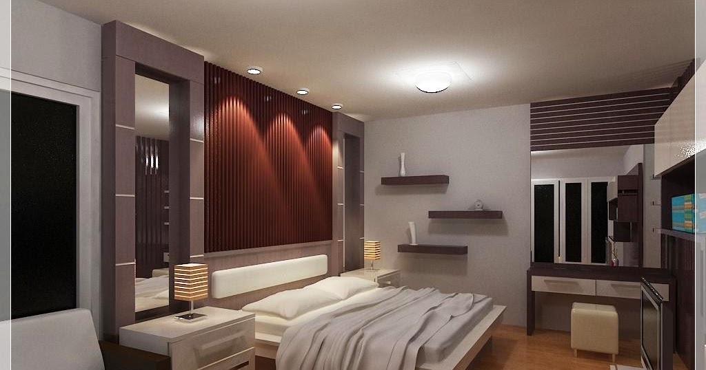 Dekorasi Kamar Tidur Persegi Panjang