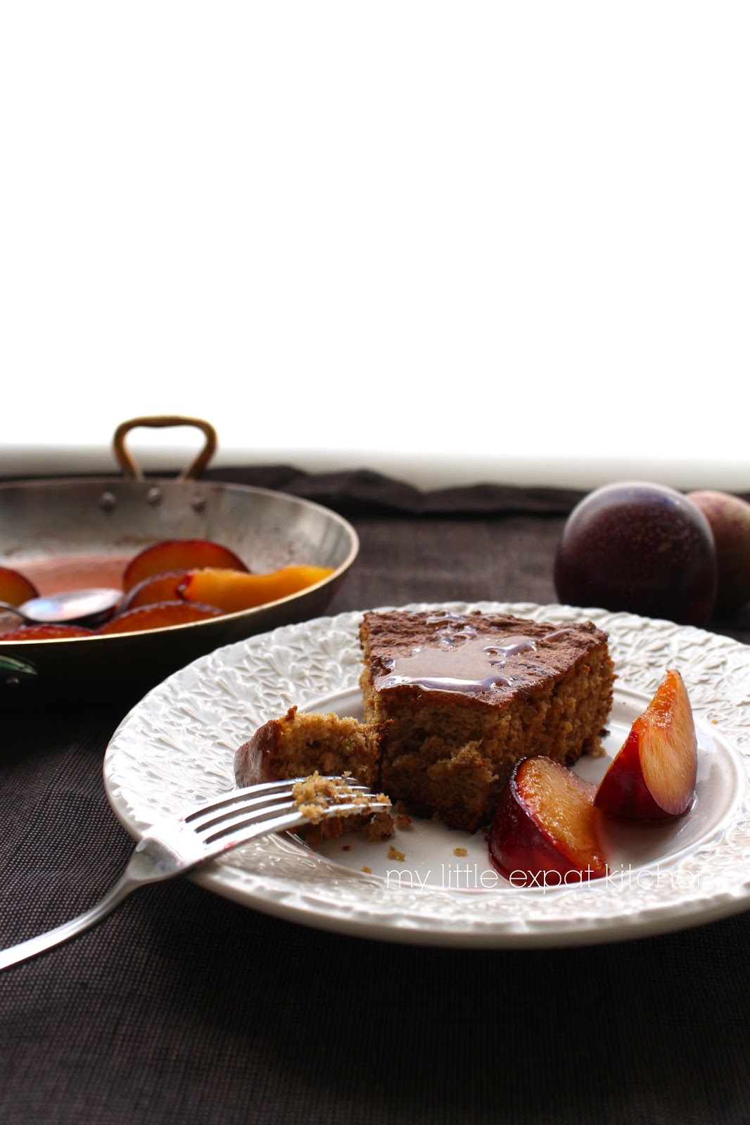 My Little Expat Kitchen Pistachio, buckwheat and lemon cake with