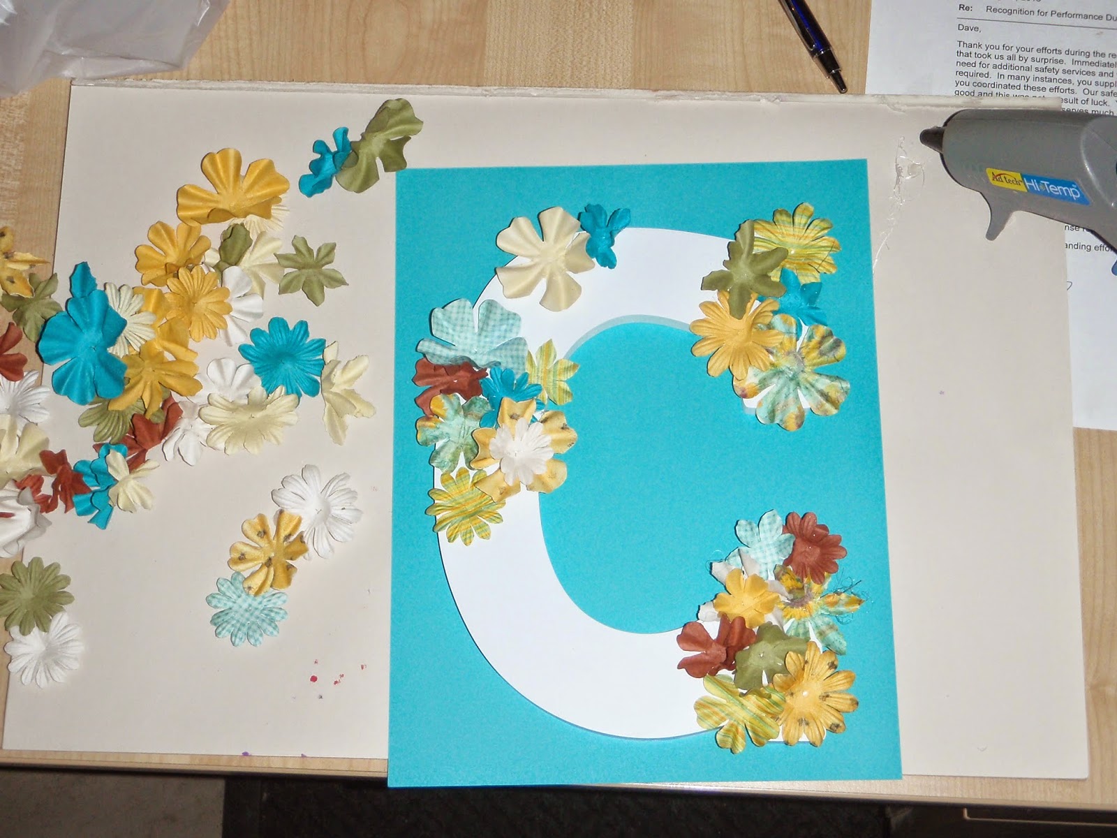 Two Crafty Girls Kid's Letter Decoration