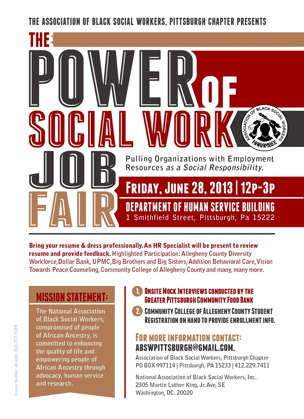 The PSNK Work Bench Social Work Job Fair, Pittsburgh Career Link