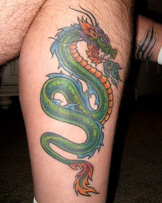 Dragon Tattoo on Foot