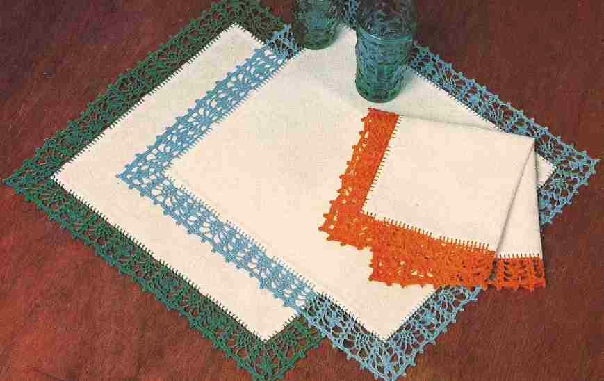 Set de Mesa a Crochet