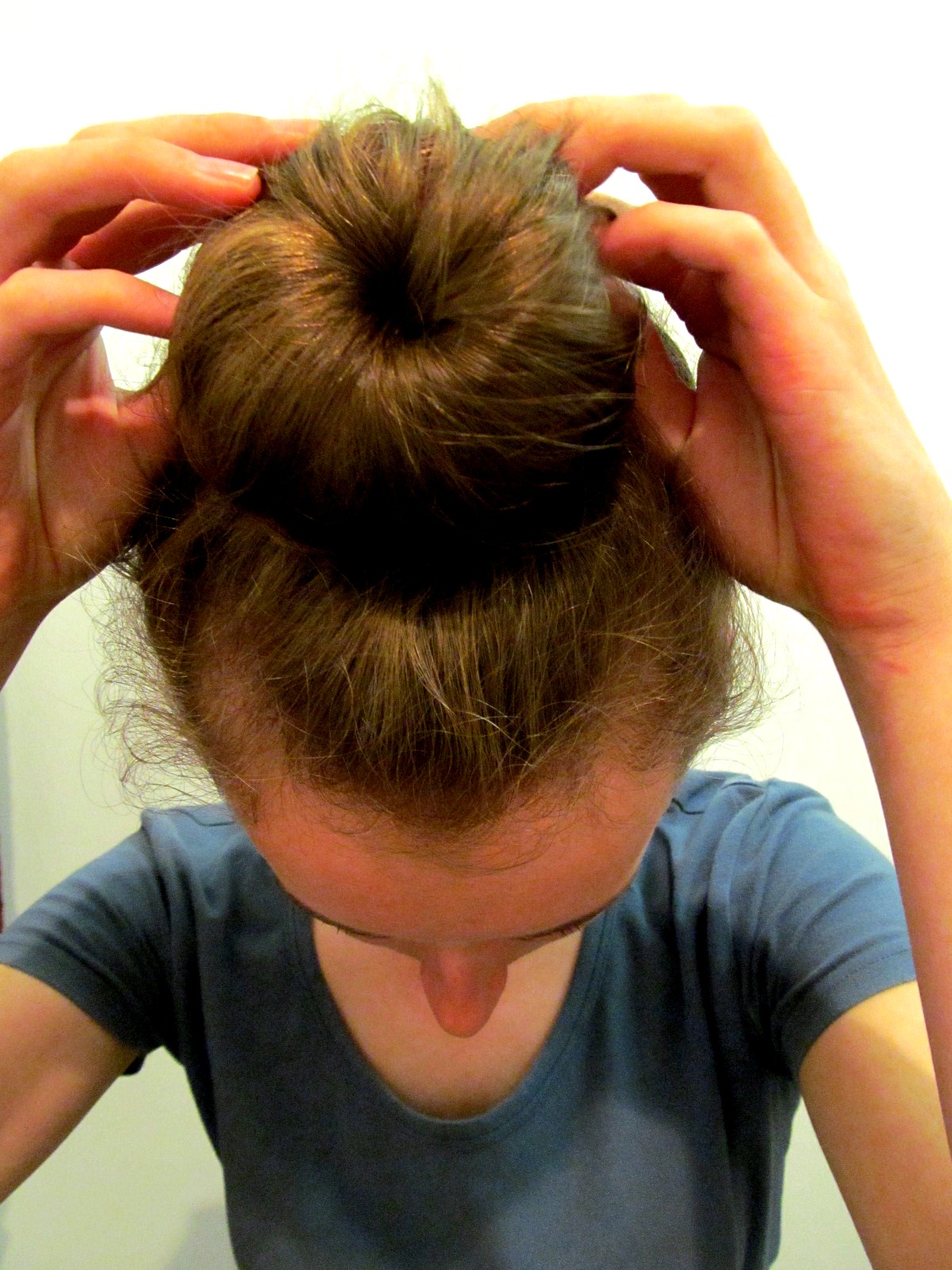 Kooky Quirky Cute DIY Sock to Donut Bun Shaper