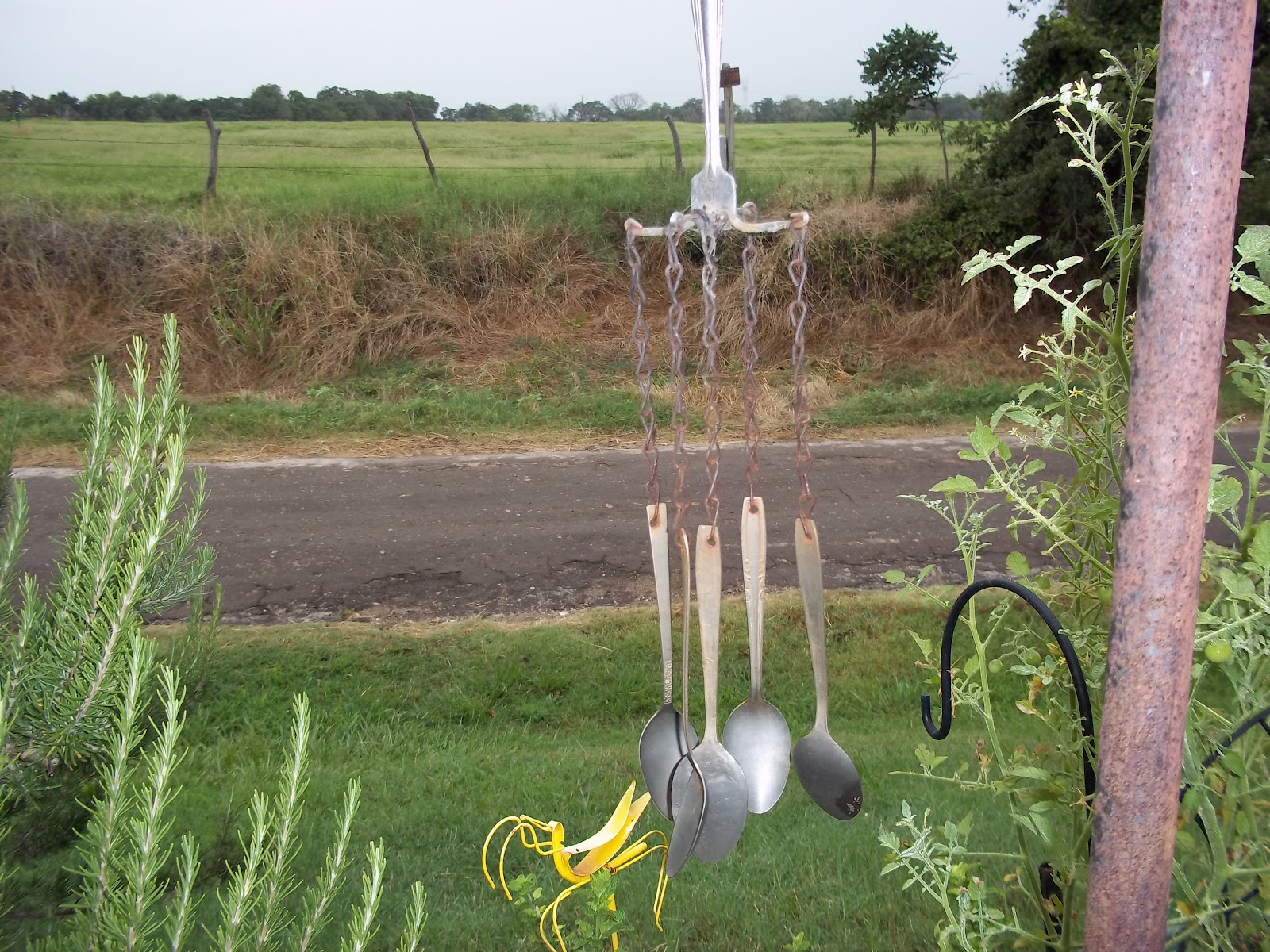 Herbal Missions Homemede Spoon and Fork Wind Chimes