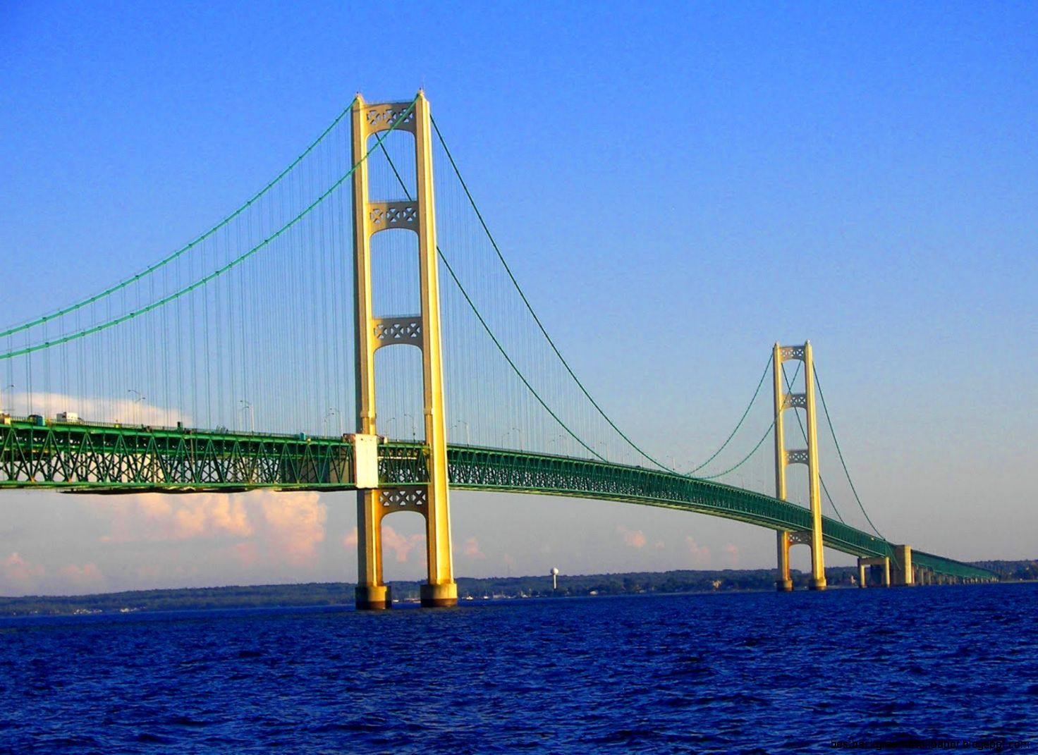 historymike Mackinac Bridge at Sunset historymike Mackinac Bridge at Sunset