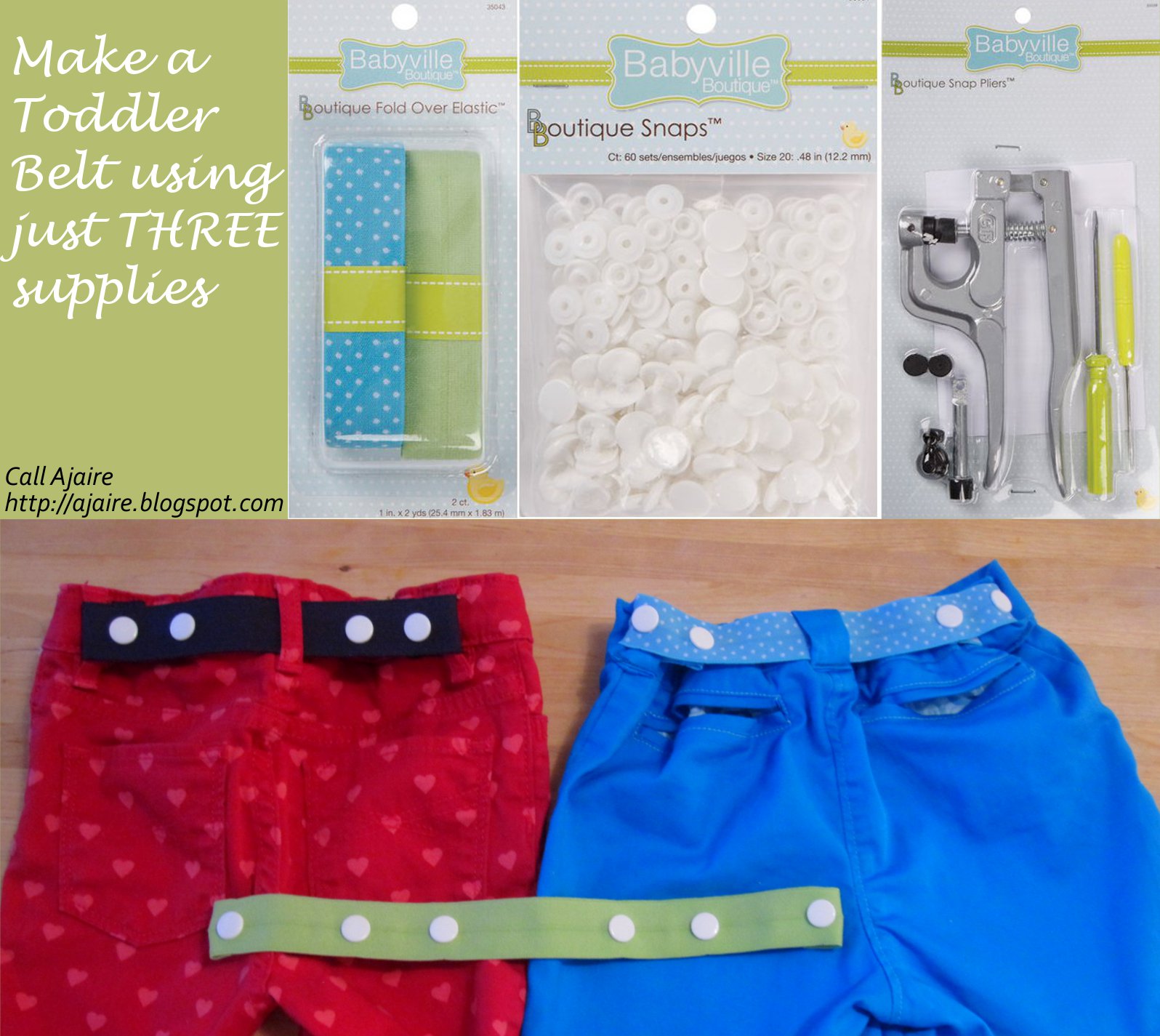 Call Ajaire Simple Toddler Belt Video