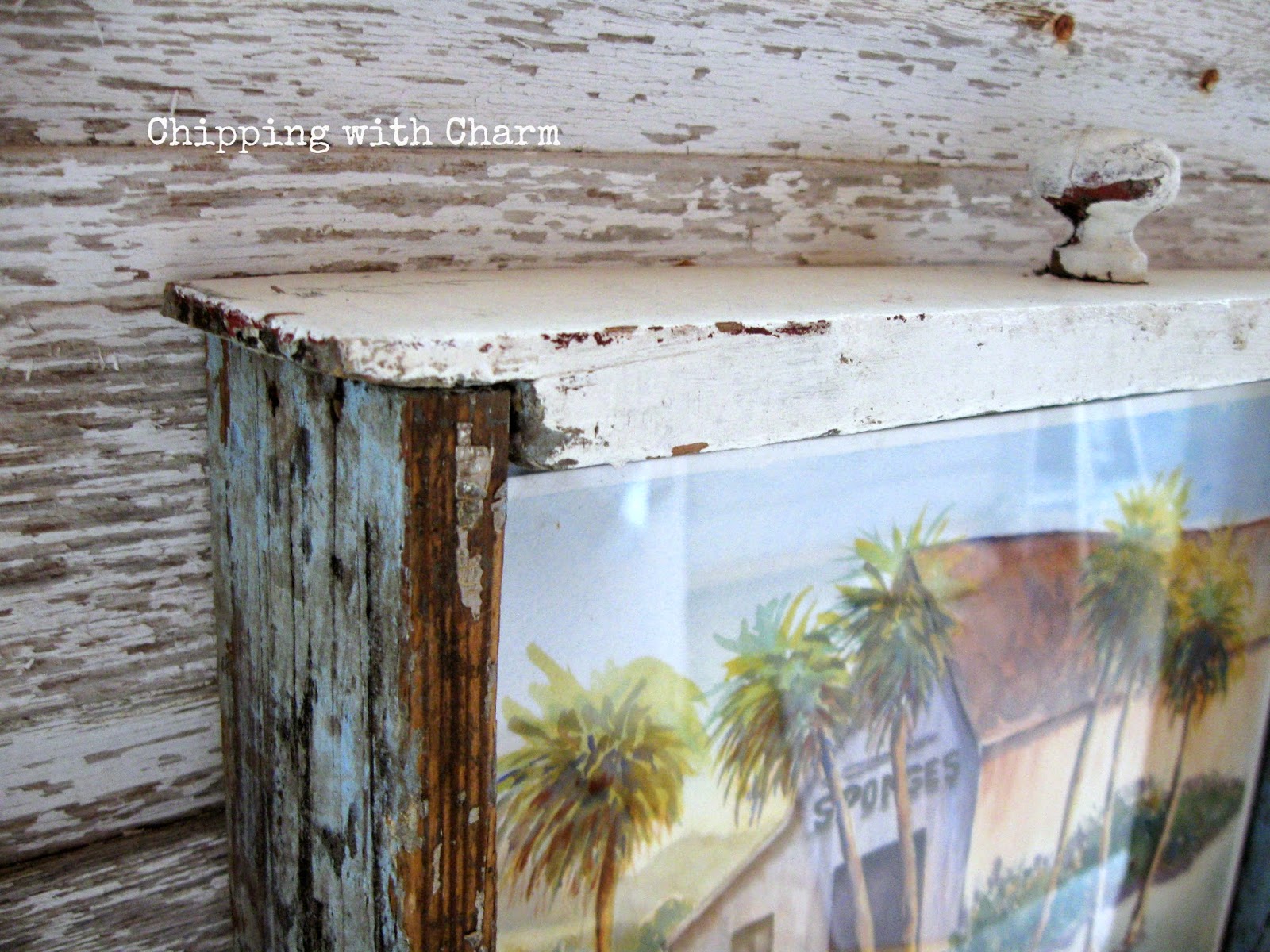 Chipping with Charm: Drawer to Art Frame...www.chippingwithcharm.blogspot.com