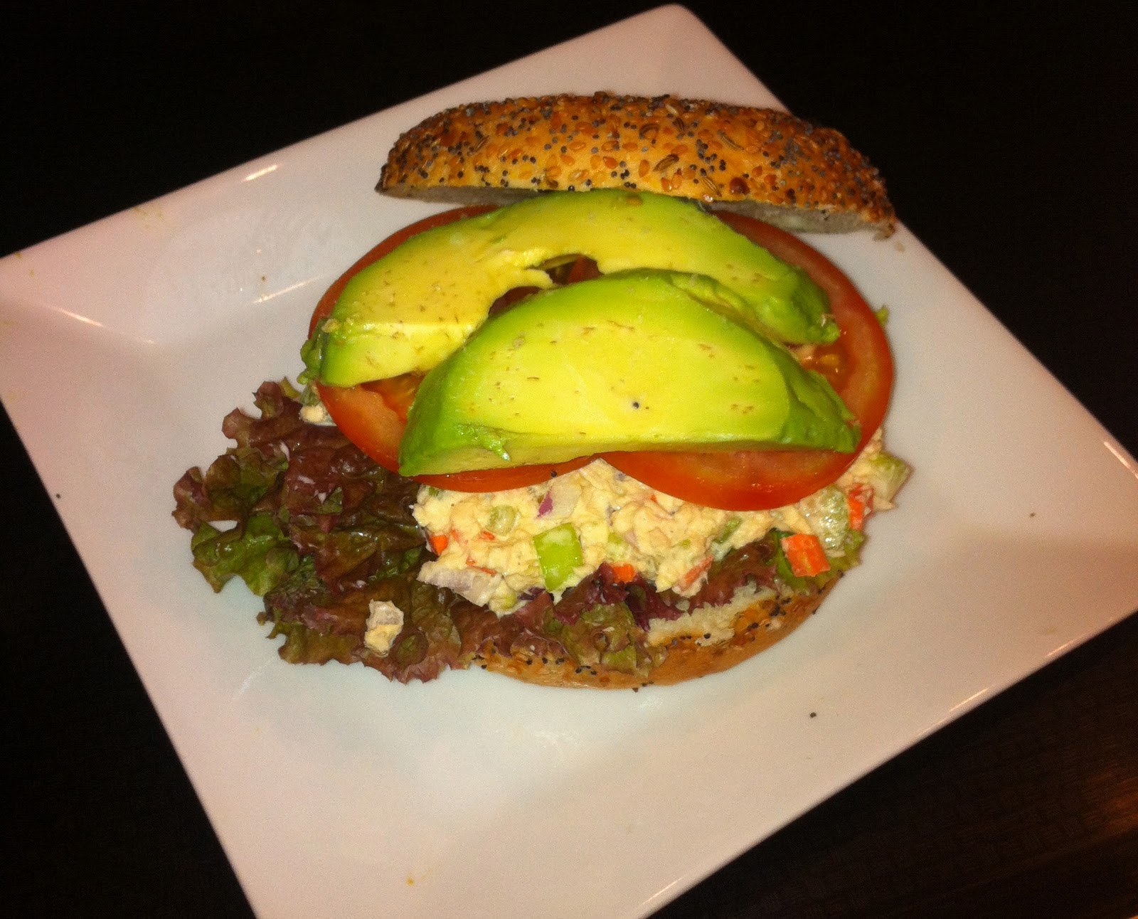 TASTE OF HAWAII TUNA BAGEL SANDWICH