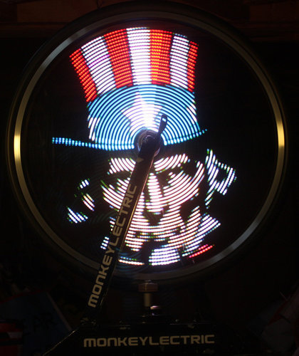 Monkey Light:  frikismo led para la bici