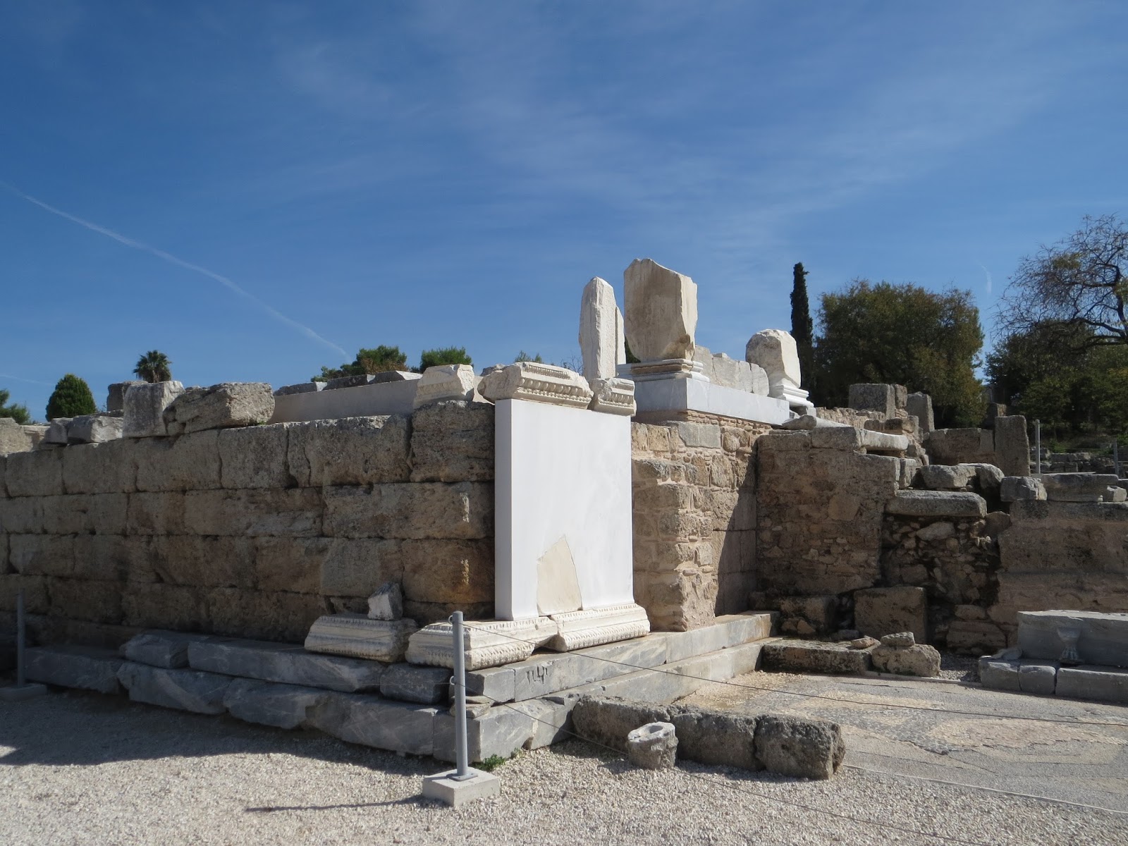 londinoupolis: The Rostra (Bema) where St Paul was judged, Ancient Corinth