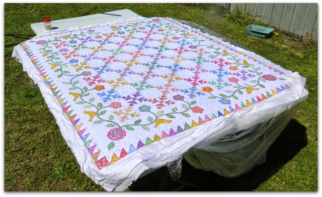 Blocking Quilts Old Fashioned Charm The Needles Excellency