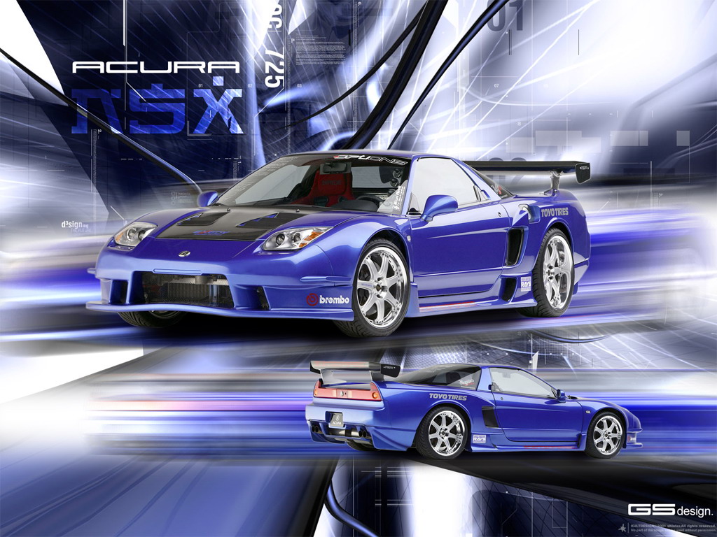 Acura NSX Sports Car Wallpaper