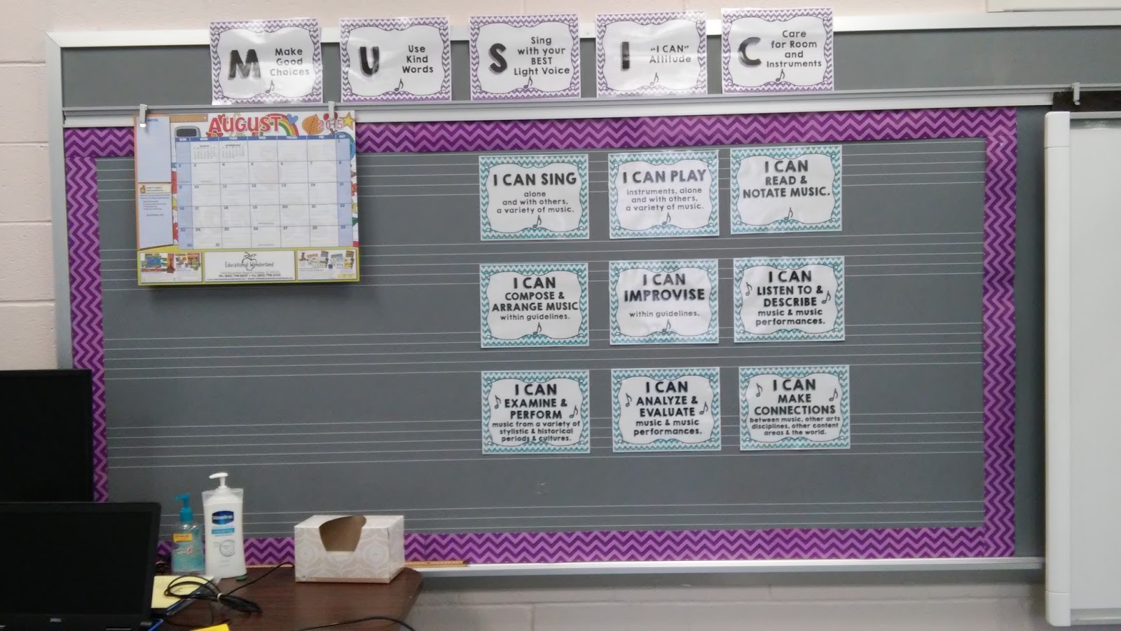 Sally's Sea of Songs What's on Your Wall Check Out the Music Room!