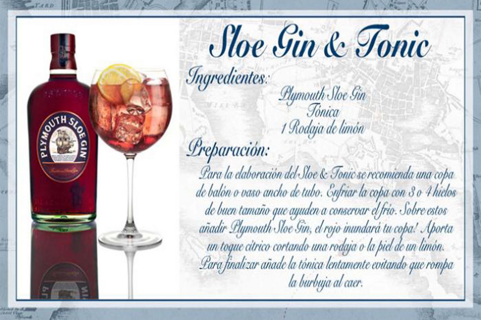 La ginebra Plymouth Sloe y su gin tonic