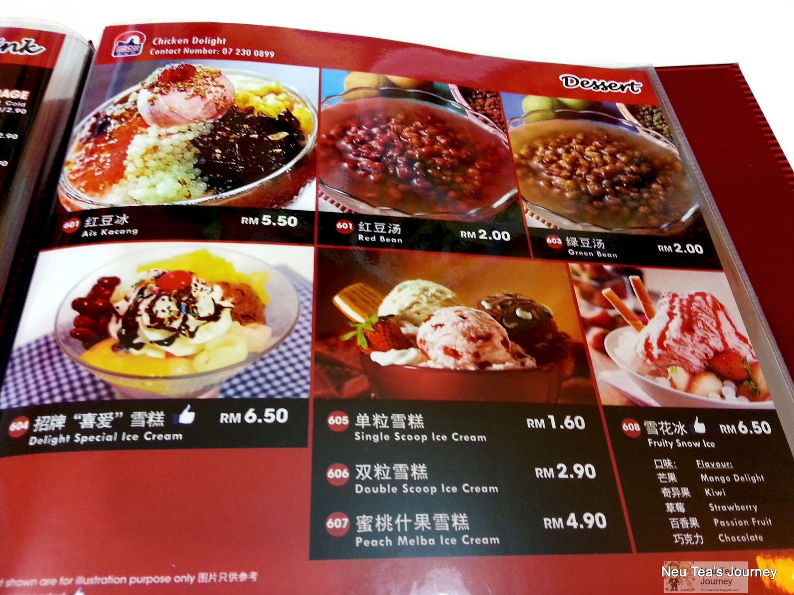 Neu Tea's Journey Laksa and Fried Chicken at Chicken Delight 喜爱鸡 Setia