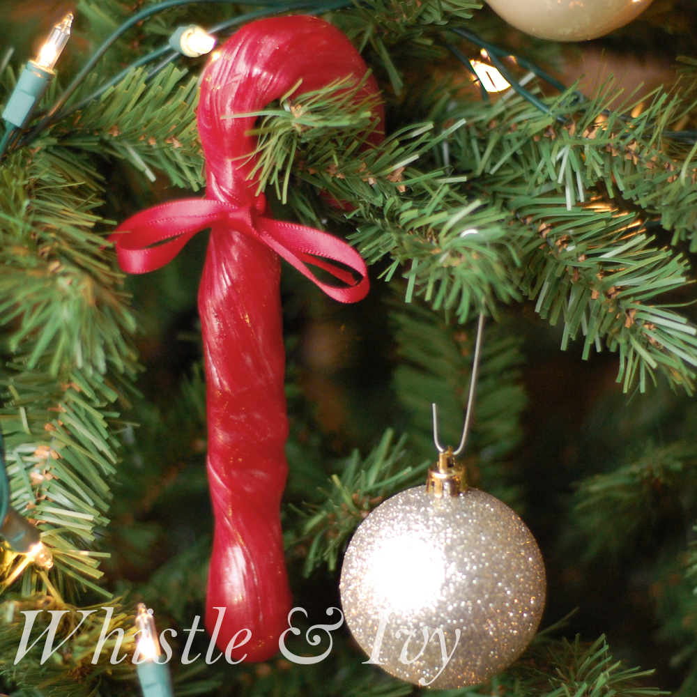 DIY Chunky Candy Canes and Christmas Roundup Whistle and Ivy