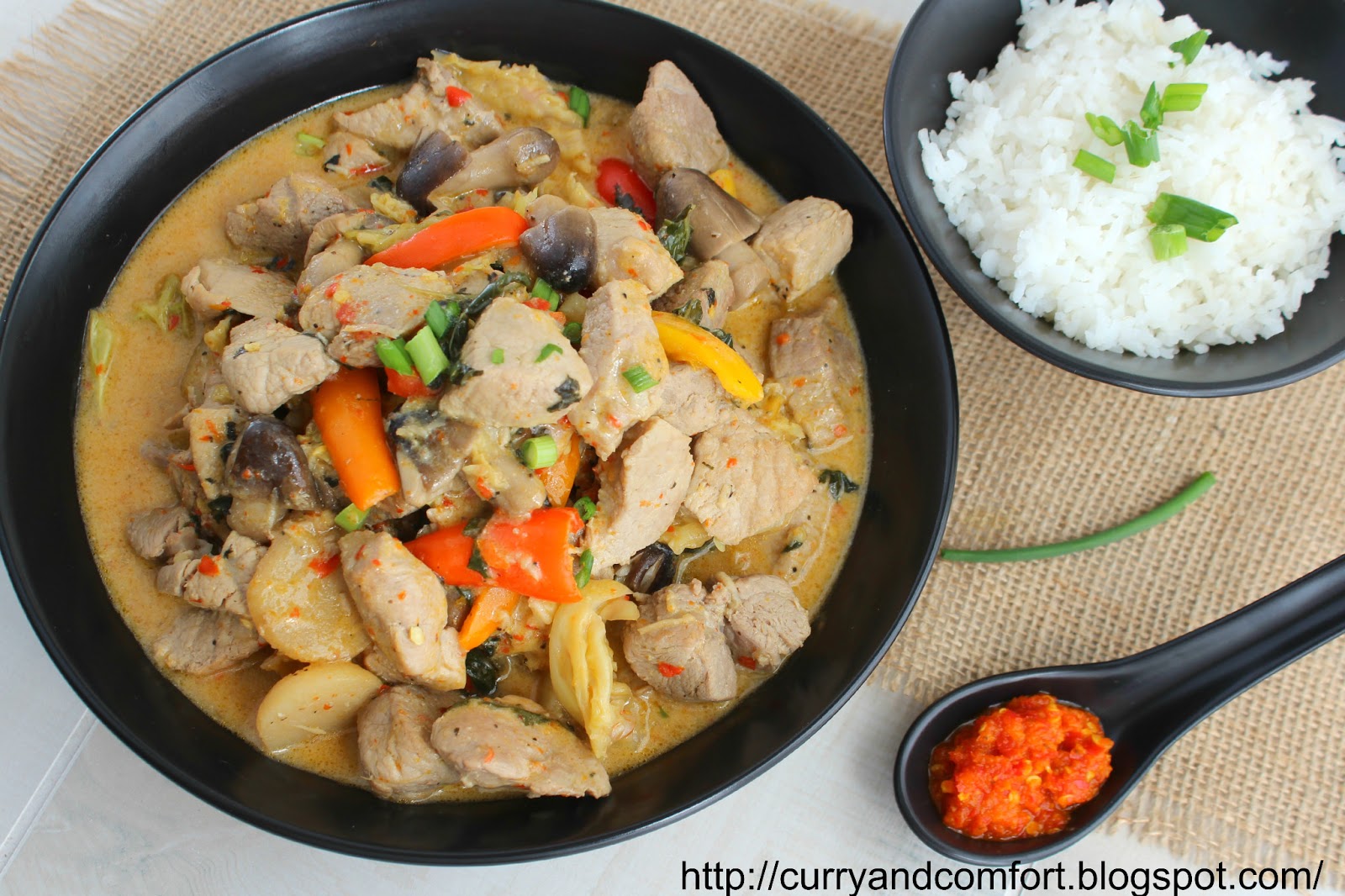 Kitchen Simmer Thai Pork in Chili and Coconut Sauce