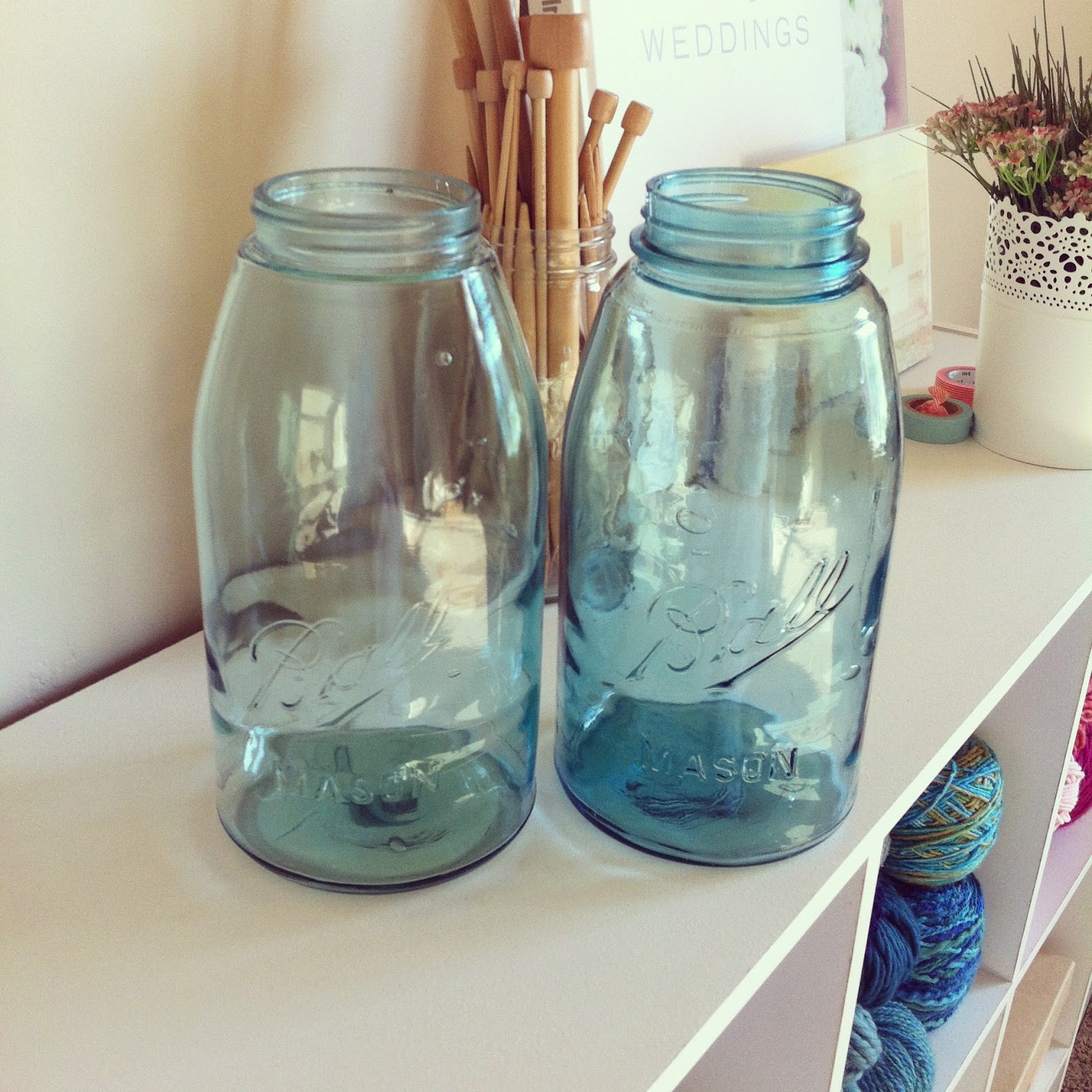 Life More Lovely Mason jar storage for the pantry