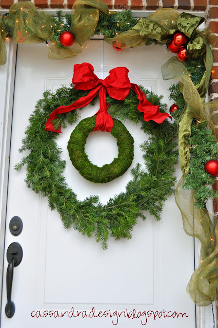 Cassandra Design: Fresh Christmas Wreath