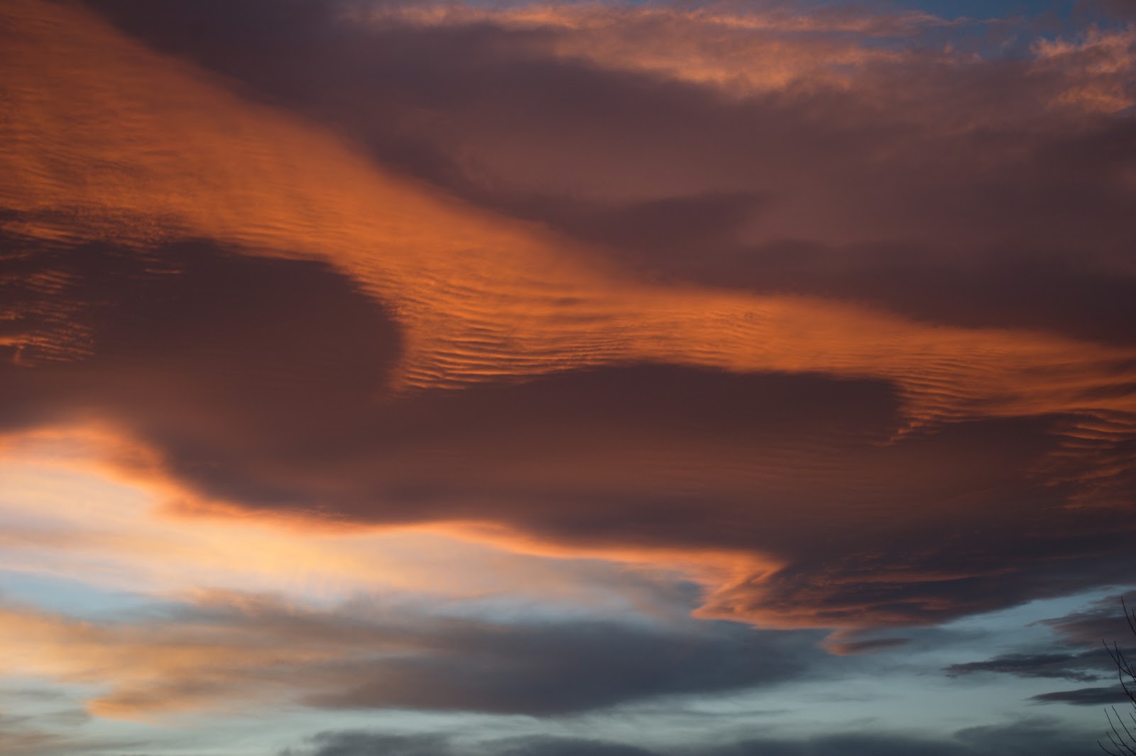 Steve's Fine Finish New Mexico January Sunset