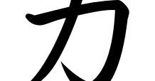 Japanese Strength Symbols for Tattoos: Kanji strength symbol design