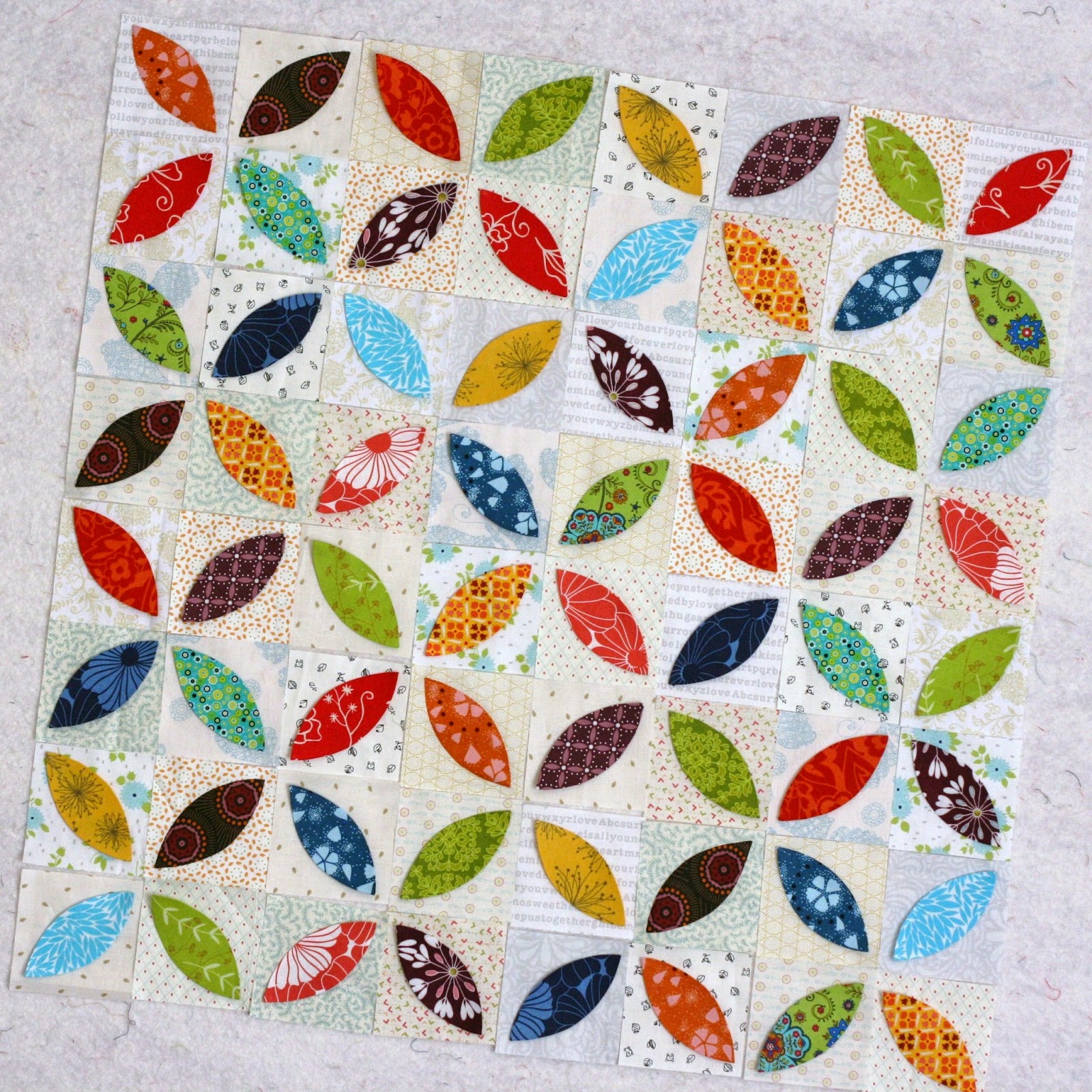 Gigi's Thimble: Orange Peel Mini Quilt and a Quilt Along!