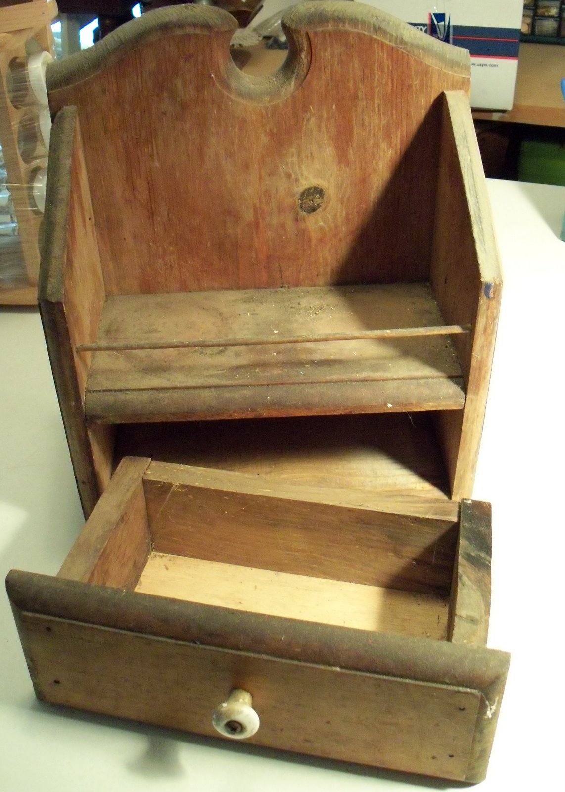 Make The Best of Things Little Red Shelf For My Craft Room