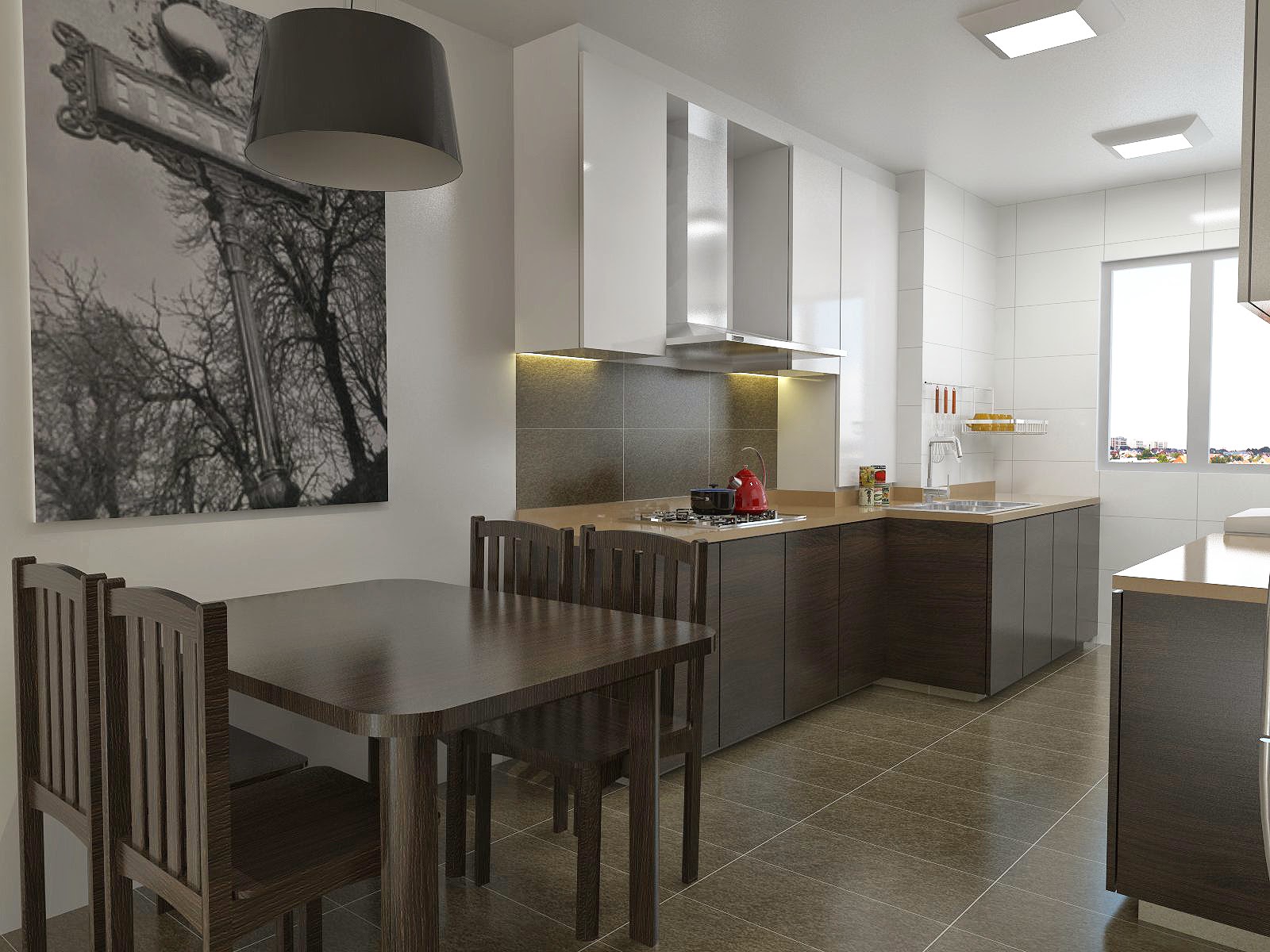 Resale 3 room flat kitchen cabinet design - freelance interior designer.sg
