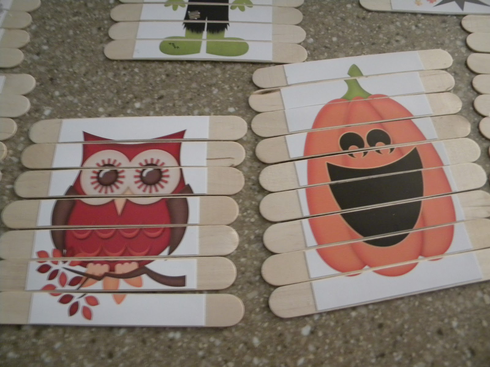 FlipChick Designs Popsicle Stick Puzzles Tutorial