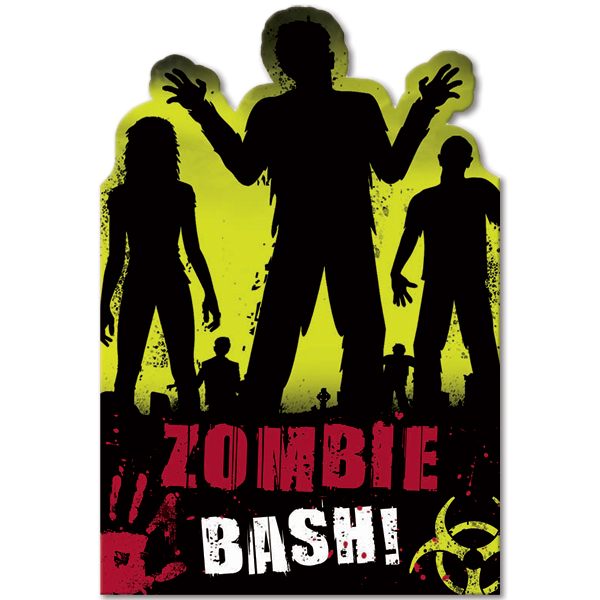 zombie party invitations