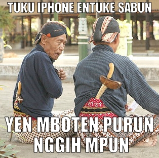 Meme iPhone Sabun Meme iPhone Sabun