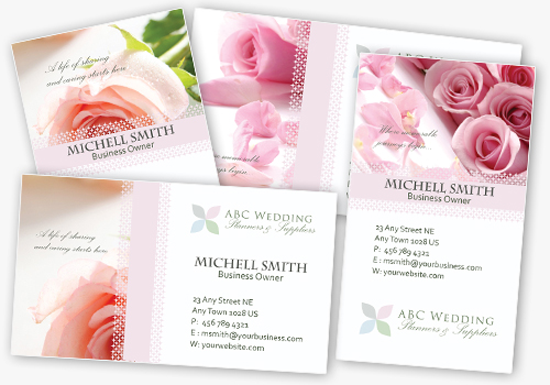 4 Elegant Wedding Business Card Templates in PSD 4 Elegant Wedding Business Card Templates in PSD
