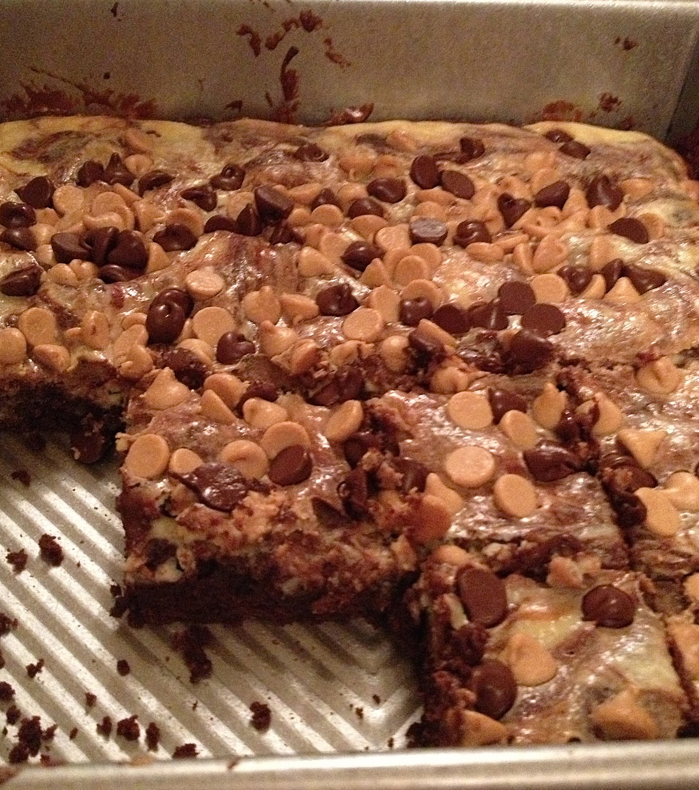 Princess Baker Cheesecake Marbled Brownies with a Twist