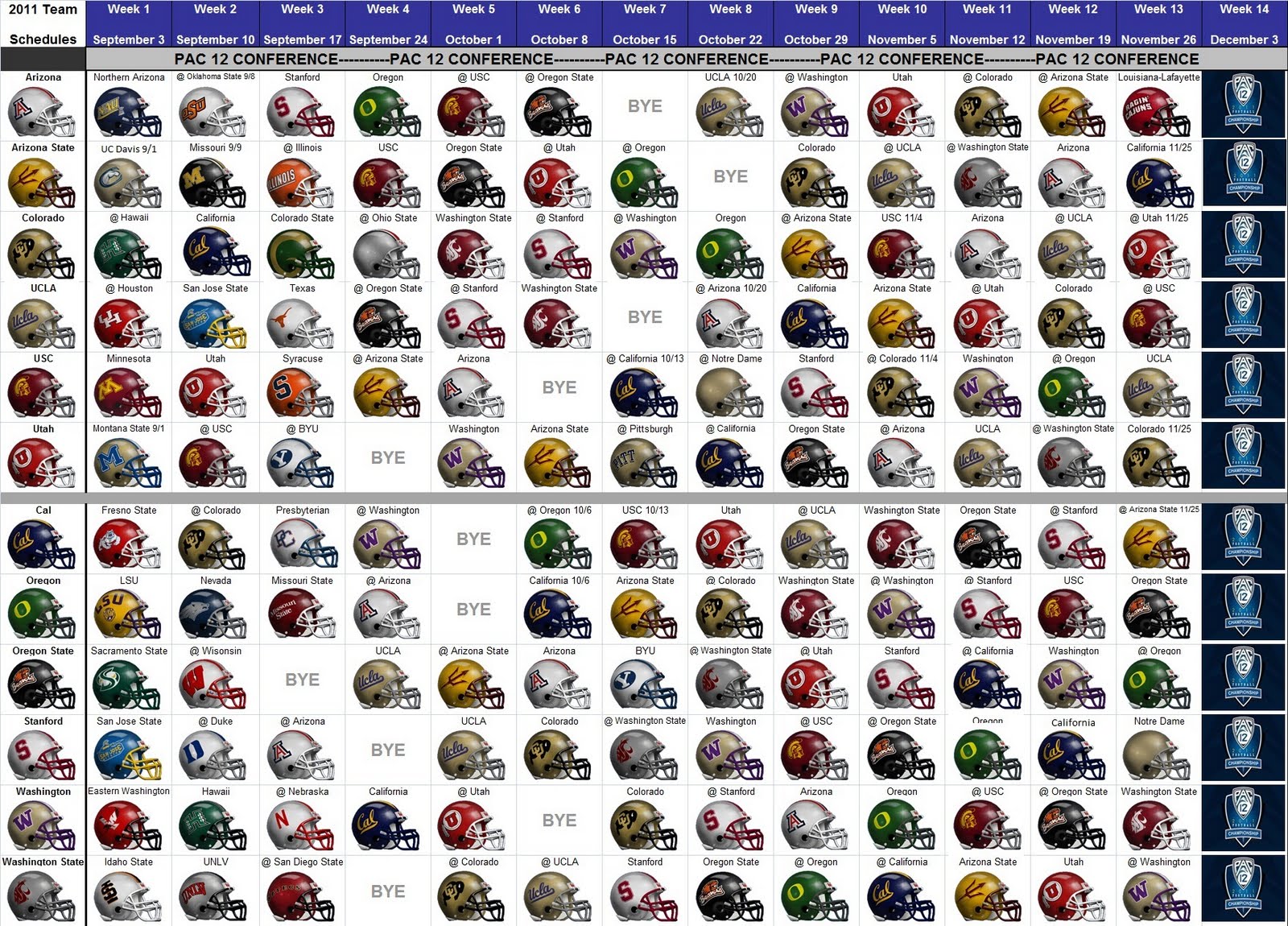 2016 SEC Football Helmet Schedule - Bing