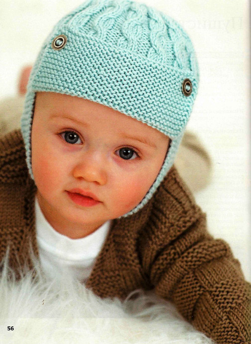 Вязание шапки для мальчика 2-3 лет Вязание шапки для мальчика 2-3 лет