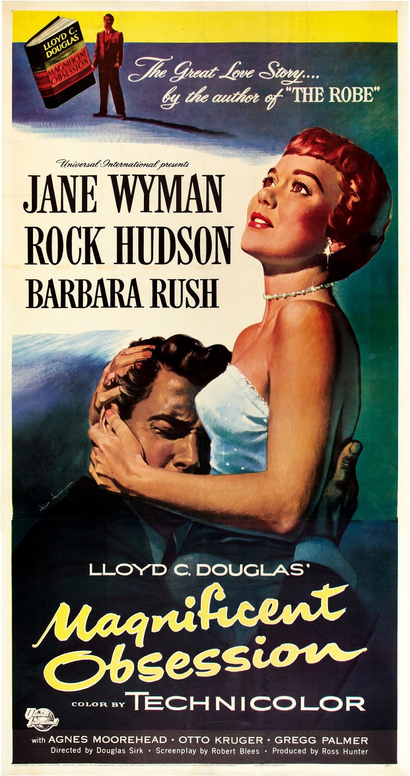 Magnificent obsession Jane Wyman Rock Hudson movie poster print 2 